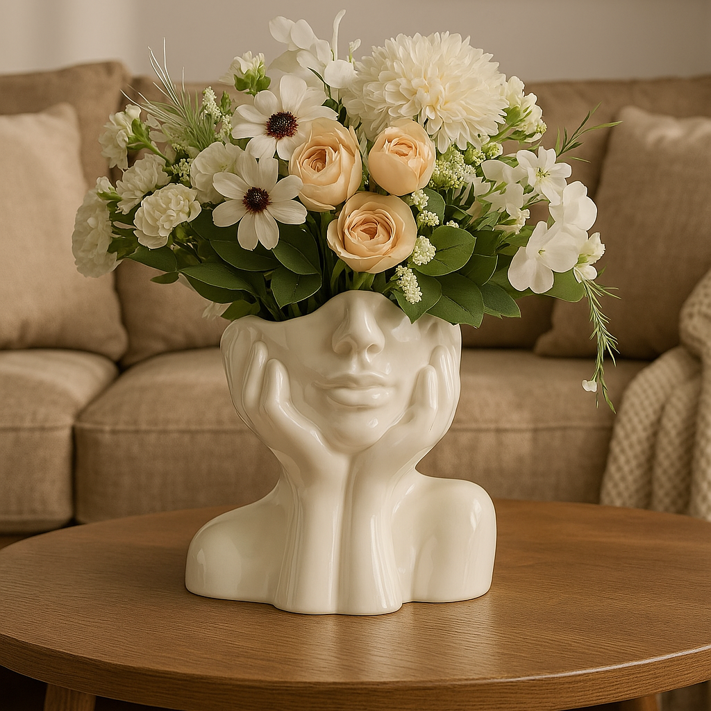 Vase visage femme