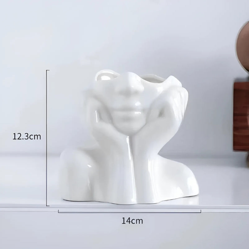 Vase visage femme