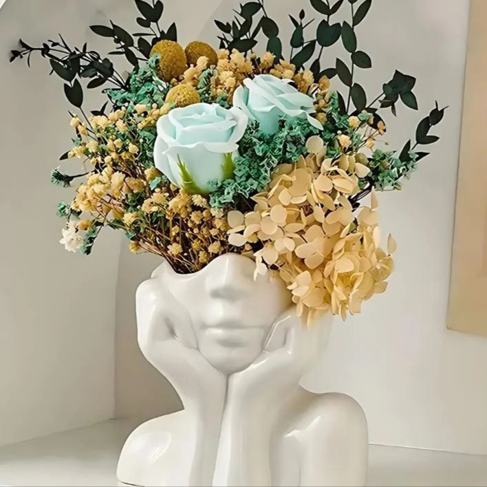 Vase visage femme