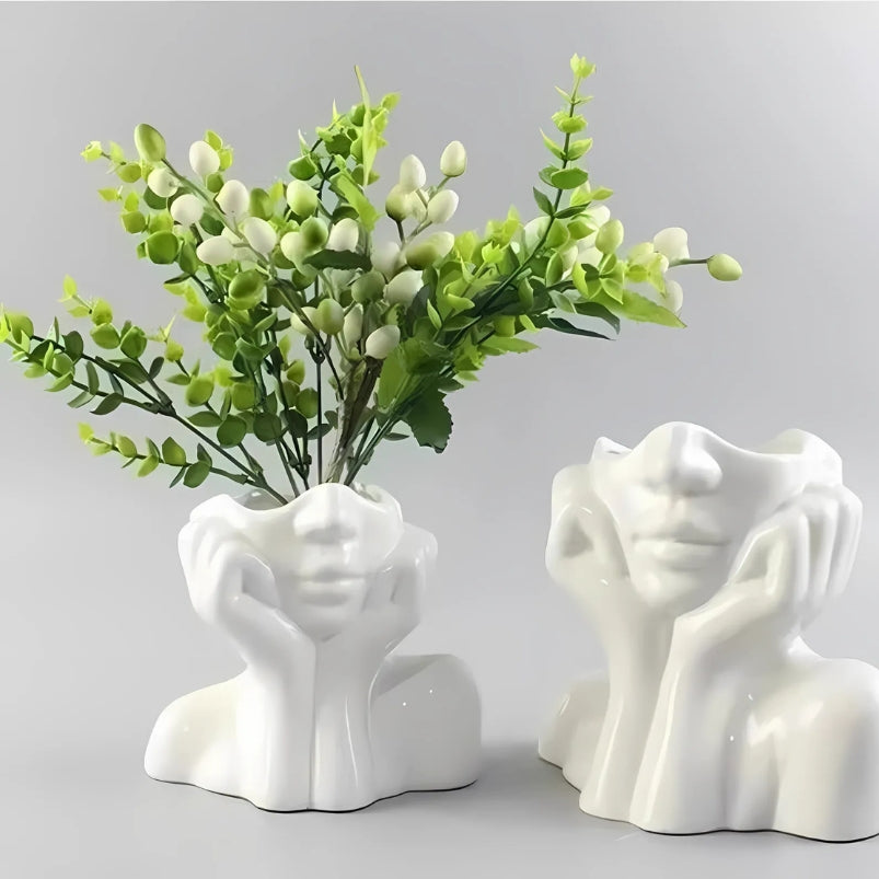 Vase visage femme