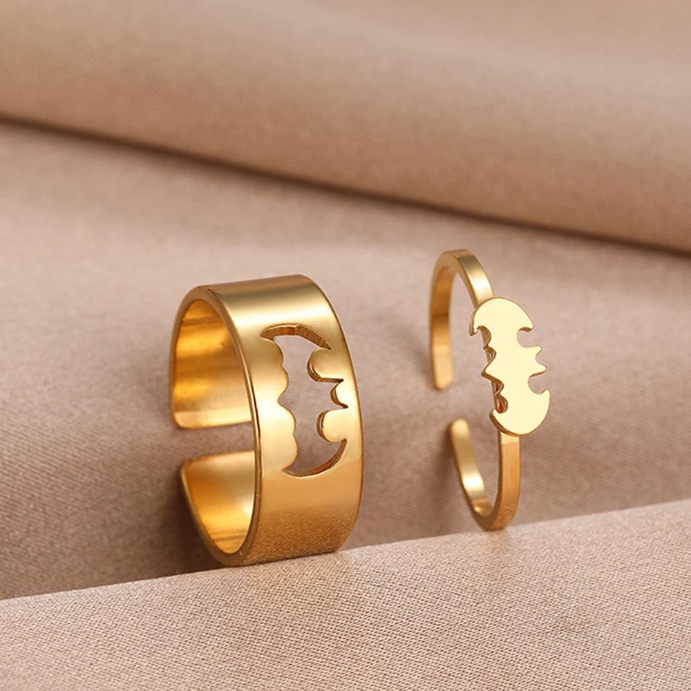 Bague Batman couple - Cadeaux pour couple - PourLesCouples