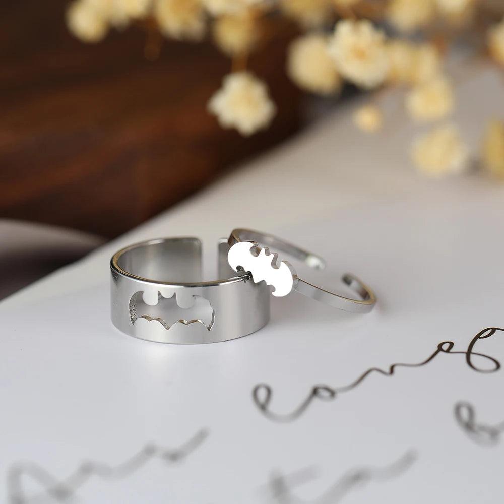 Bague Batman couple - Cadeaux pour couple - PourLesCouples