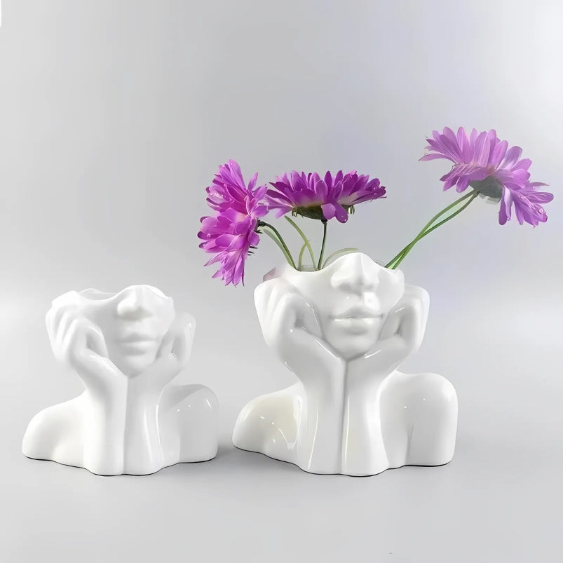Vase visage femme