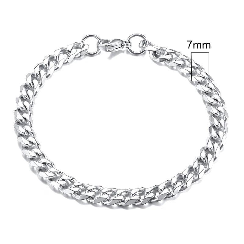 Bracelet Élégant à Maillons - Cadeau pour couple