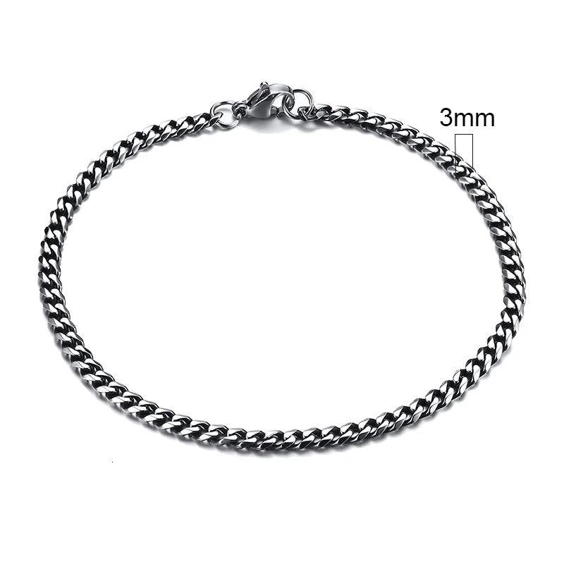 Bracelet Élégant à Maillons - Cadeau pour couple