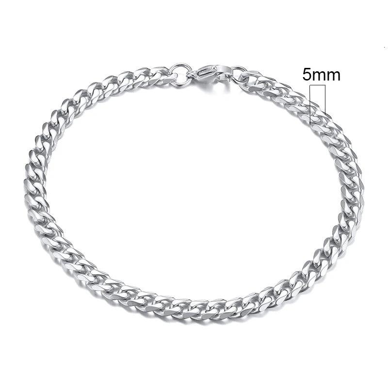 Bracelet Élégant à Maillons - Cadeau pour couple