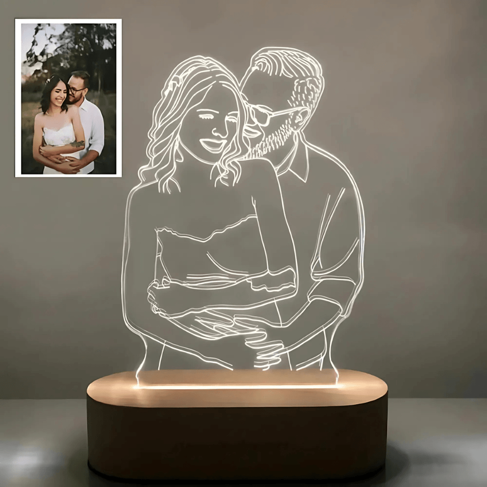 Lampe Personnalisée pour Couple - Cadeaux pour couple - PourLesCouples