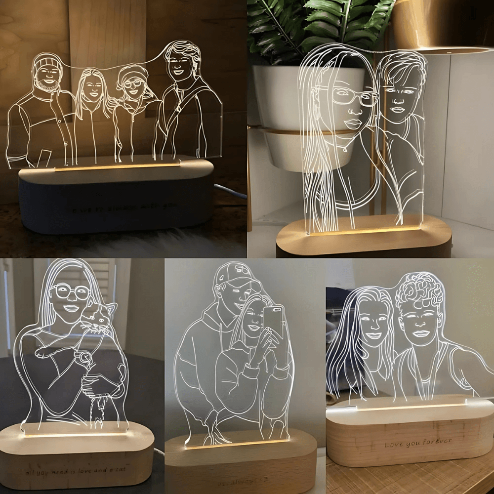 Lampe Personnalisée pour Couple - Cadeaux pour couple - PourLesCouples