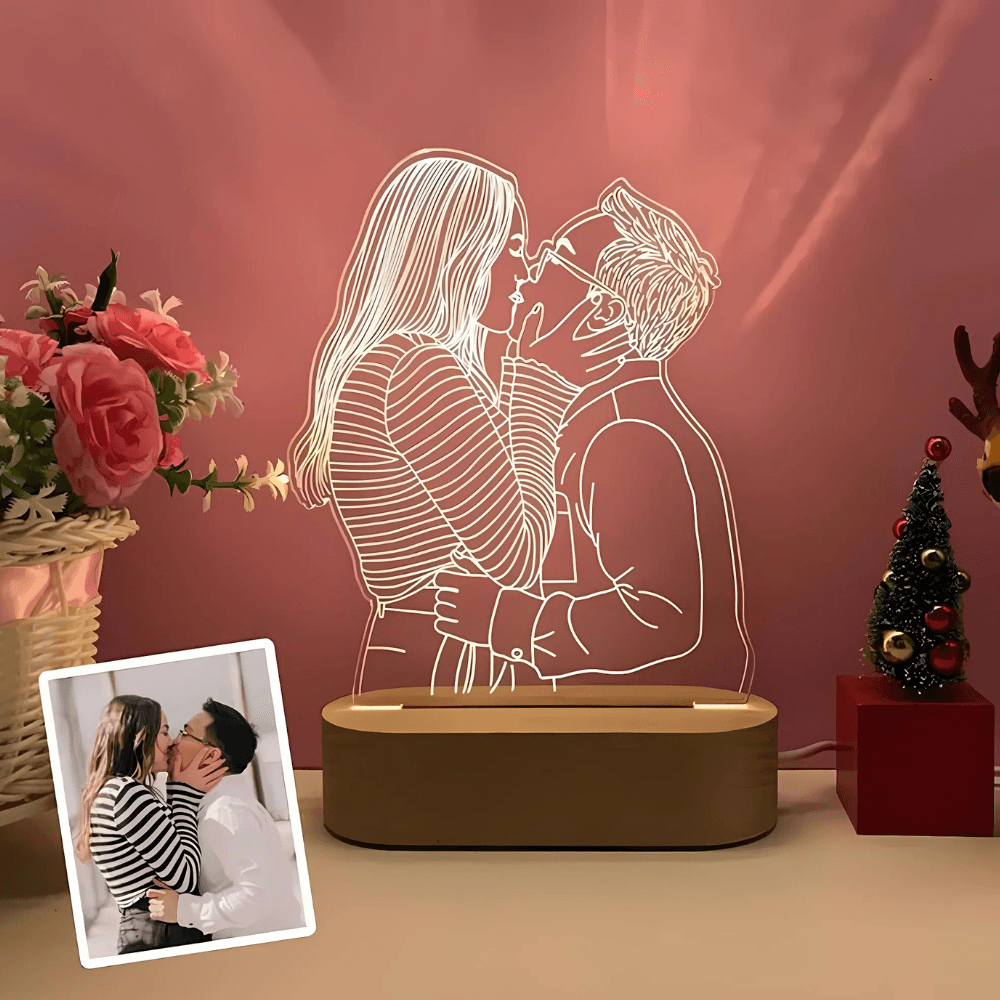 Lampe Personnalisée pour Couple - Cadeaux pour couple - PourLesCouples