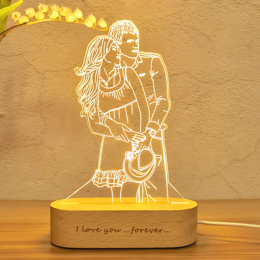 Lampe Personnalisée pour Couple - Cadeaux pour couple - PourLesCouples