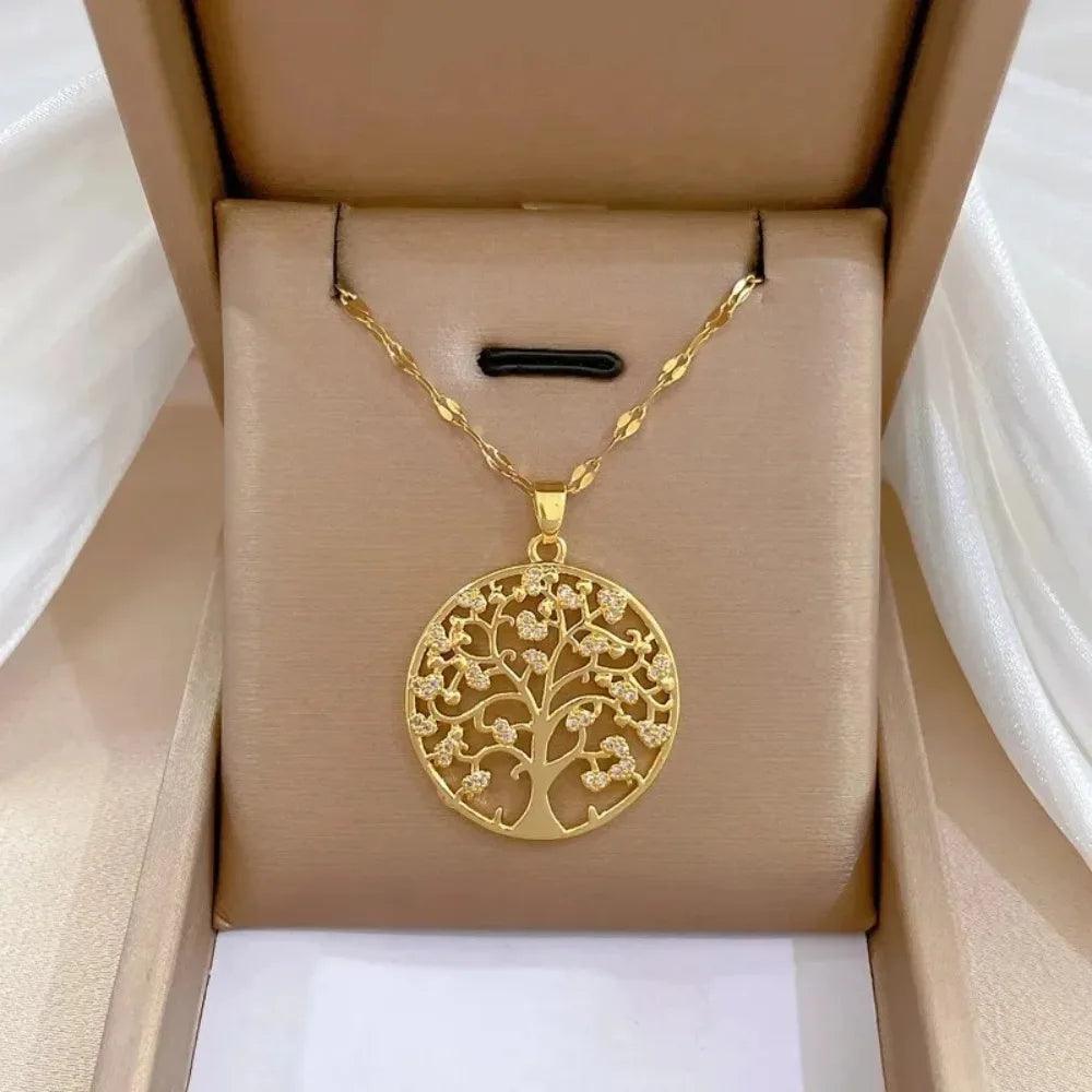 Collier Arbre de Vie - Cadeau pour couple