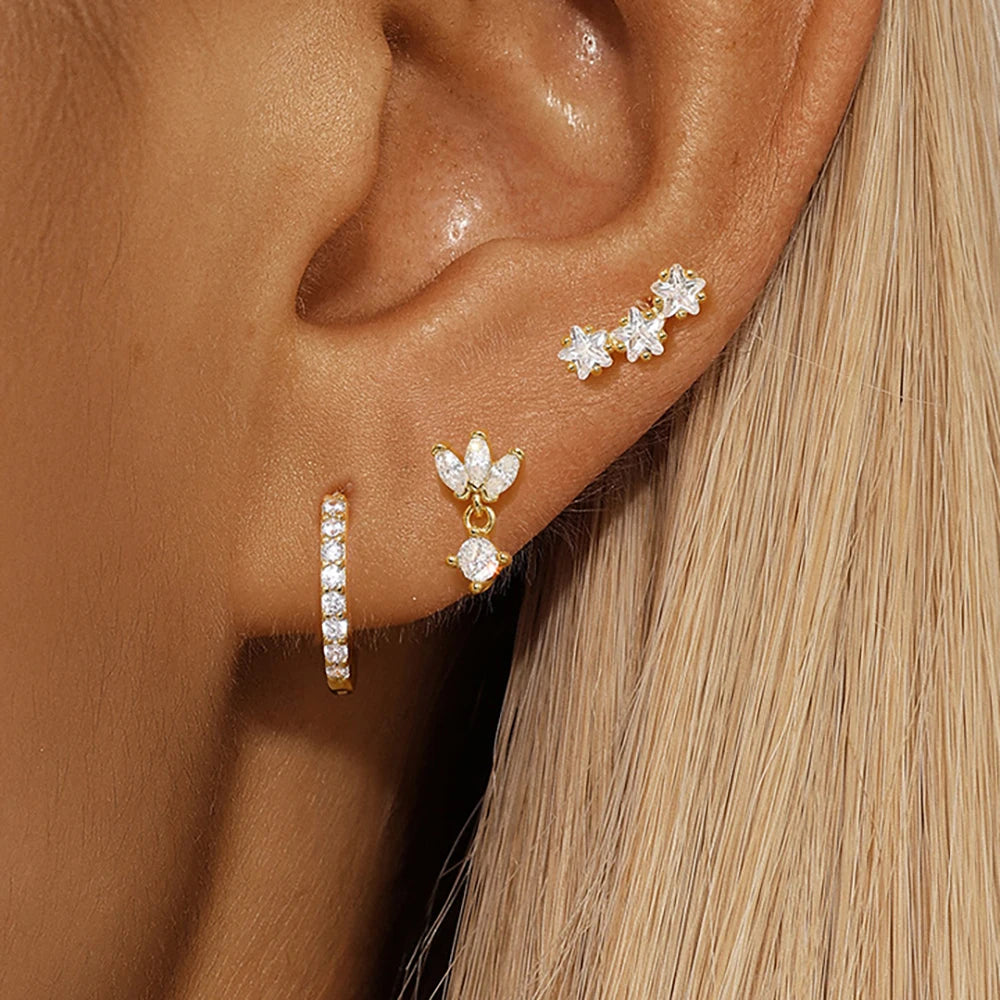 Boucles d'oreilles acier inoxydable