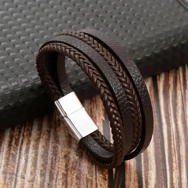 Bracelet en Cuir Homme - Cadeau pour couple