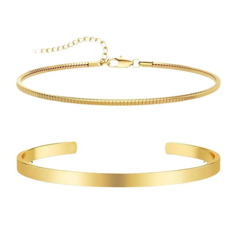 Bracelet Double Élégant - Cadeau pour couple