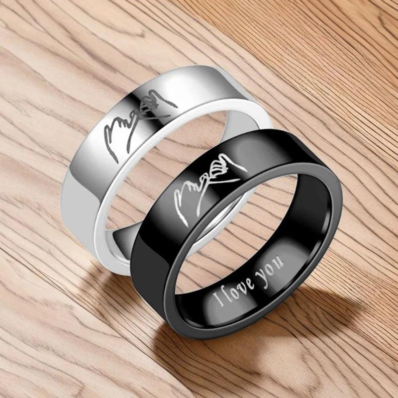 Bague de couple “I love you” - PourLesCouples