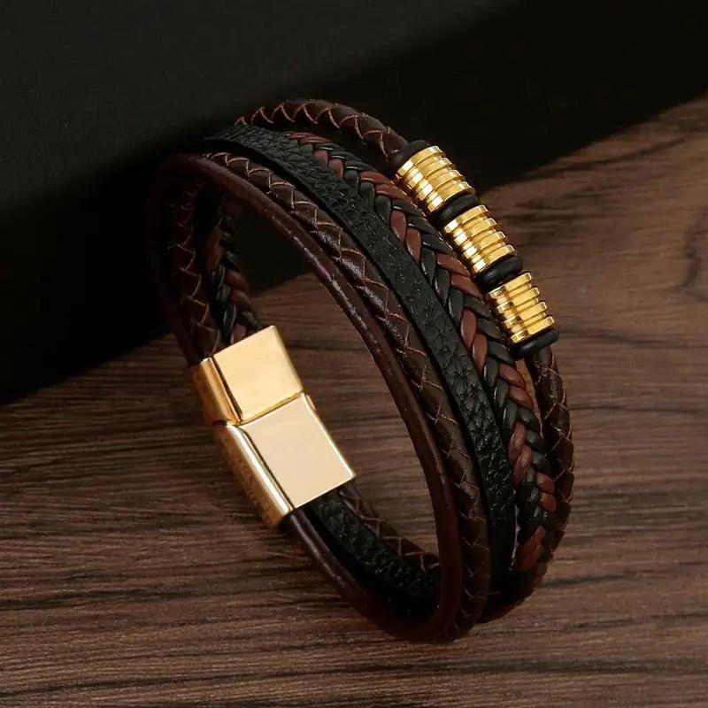 Bracelet en Cuir Homme - Cadeau pour couple