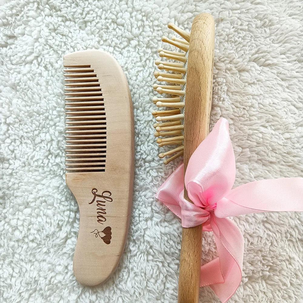 Brosse à Cheveux avec Gravure Personnalisée - Cadeau pour couple