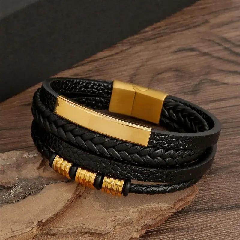 Bracelet en Cuir Homme - Cadeau pour couple