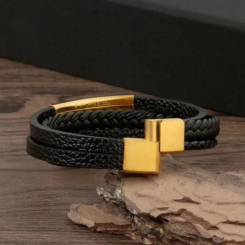 Bracelet en Cuir Homme - Cadeau pour couple