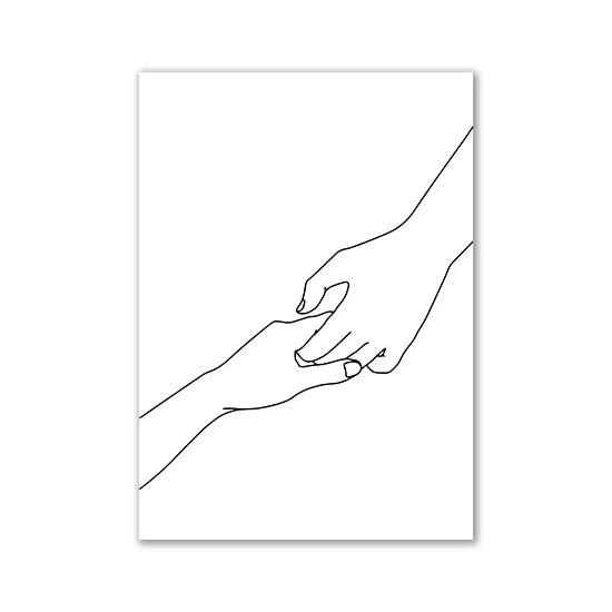 Toile d’art mural personnalisée - Cadeaux pour couple - PourLesCouples