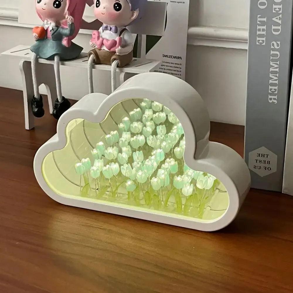 Veilleuse Nuage à Tulipes Illuminées DIY - Cadeau pour couple