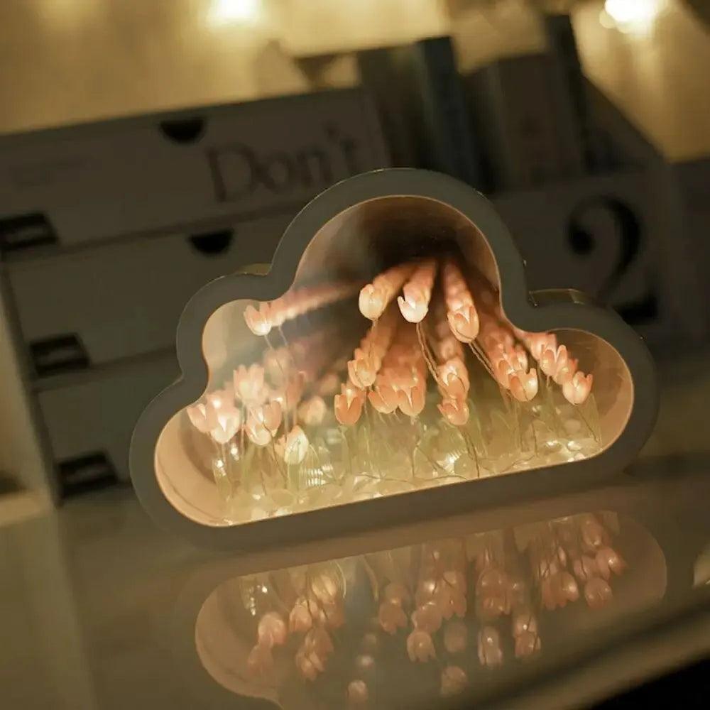 Veilleuse Nuage à Tulipes Illuminées DIY - Cadeau pour couple