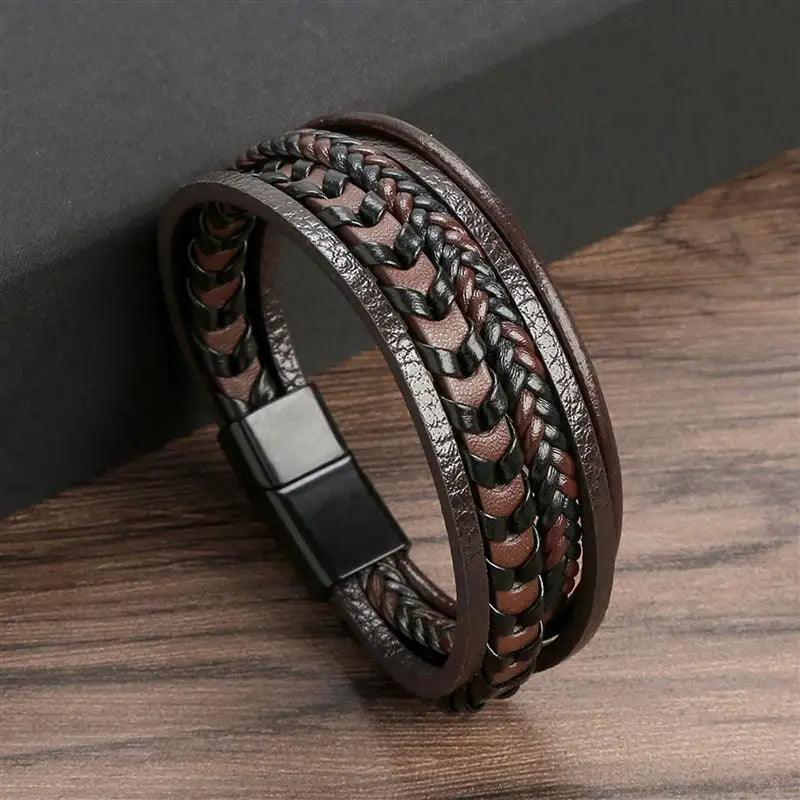 Bracelet en Cuir Homme - Cadeau pour couple