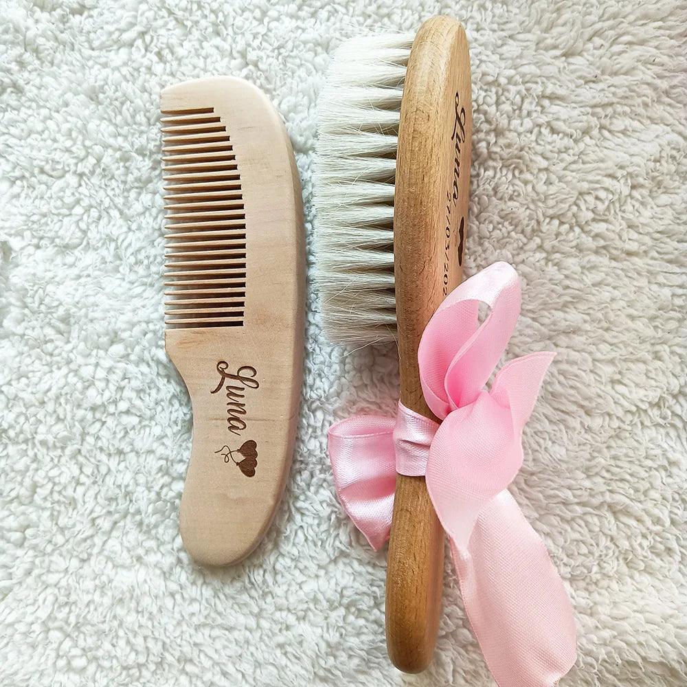 Brosse à Cheveux avec Gravure Personnalisée - Cadeau pour couple