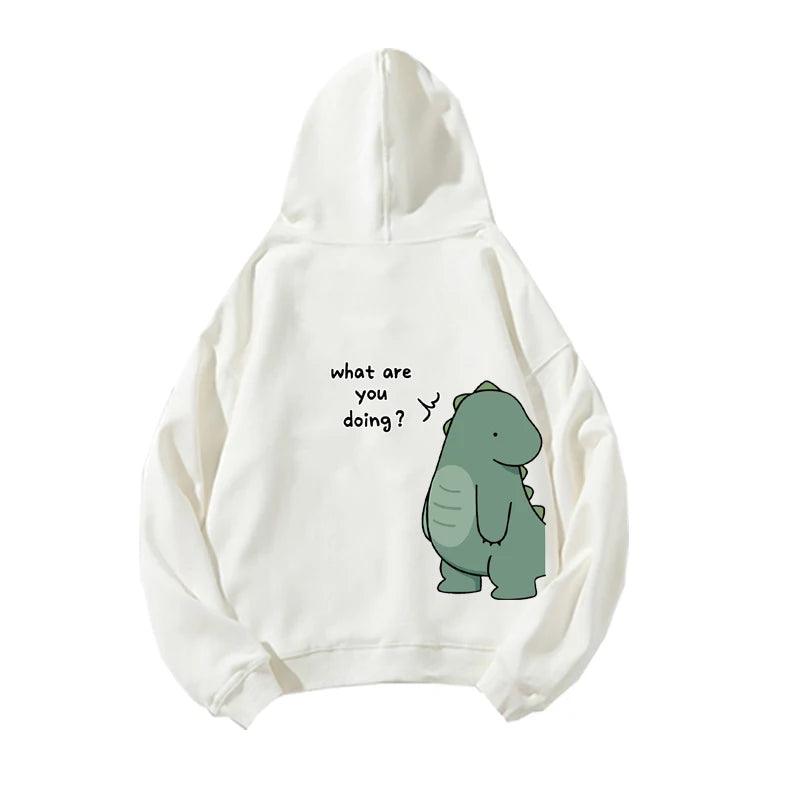 Sweat à capuche dinosaure couple - Cadeaux pour couple - PourLesCouples