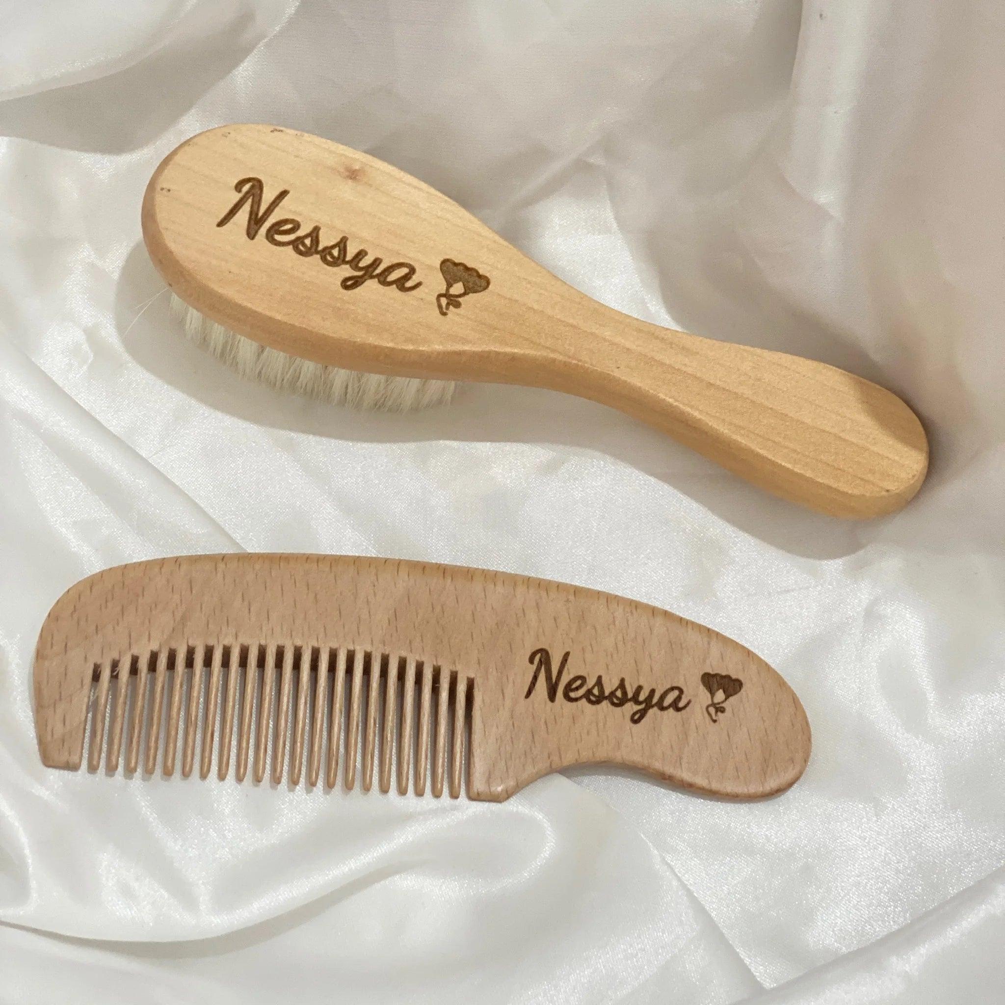 Brosse à Cheveux avec Gravure Personnalisée - Cadeau pour couple