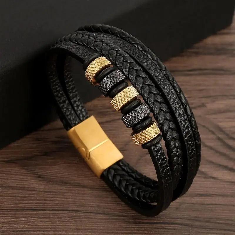 Bracelet en Cuir Homme - Cadeau pour couple