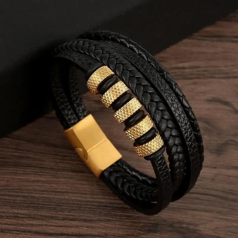 Bracelet en Cuir Homme - Cadeau pour couple