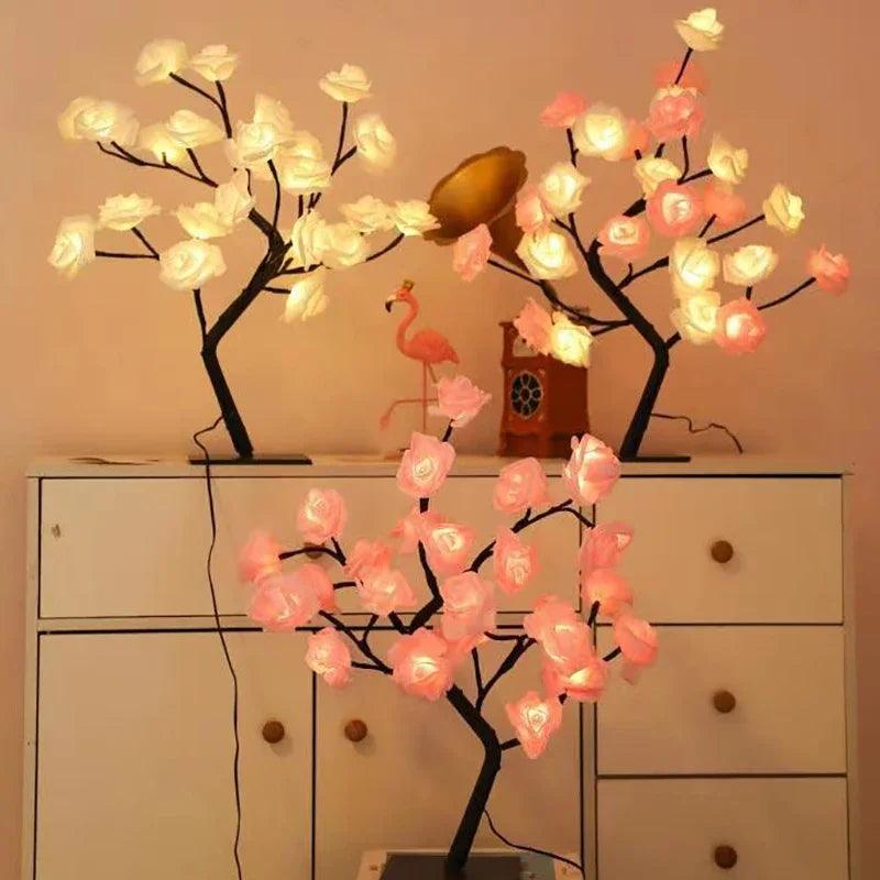 Arbres à Fleurs Illuminées LED - Cadeau pour couple