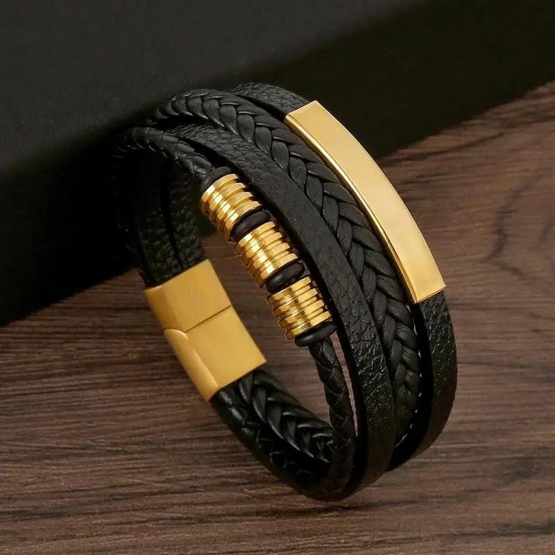 Bracelet en Cuir Homme - Cadeau pour couple