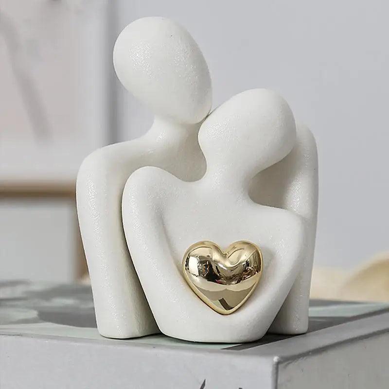 Statue abstraite couple - Cadeau pour couple