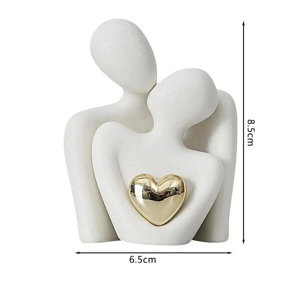 Statue abstraite couple - Cadeau pour couple