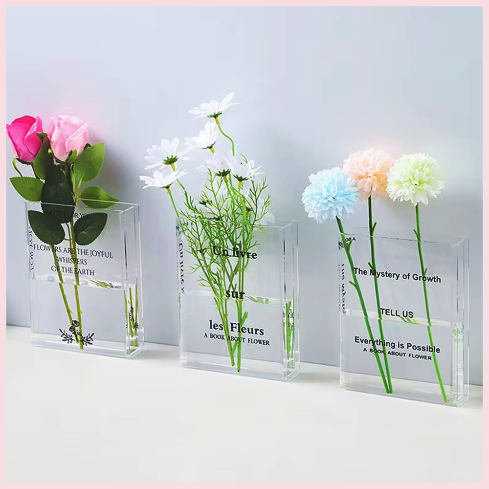 Vase Livre Transparent - Cadeaux pour couple - PourLesCouples