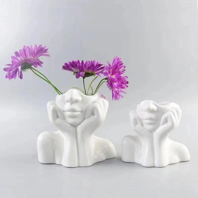 Vase visage femme - Cadeaux pour couple - PourLesCouples