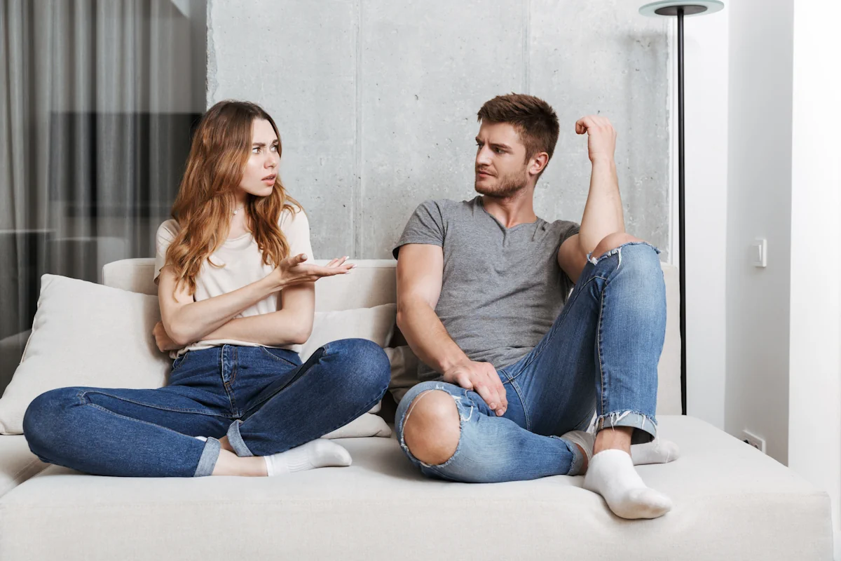 Un couple qui se dispute