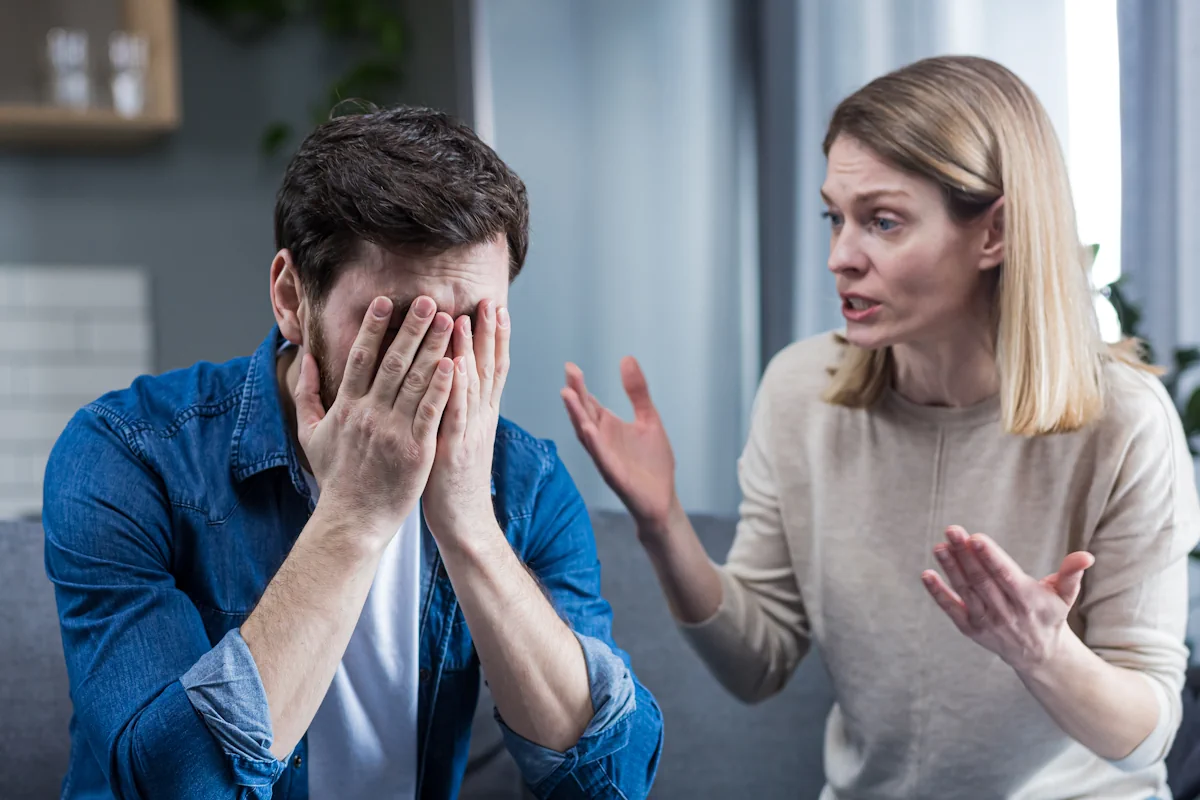 Un couple qui se dispute